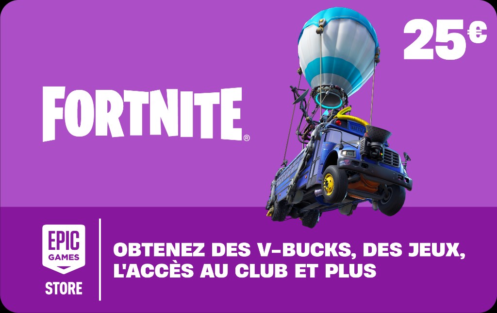 Carte cadeau Fortnite