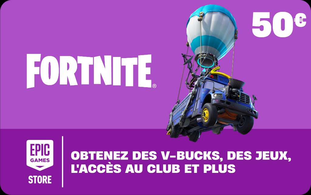 Carte cadeau Fortnite